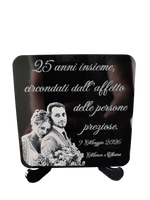 Quadretto personalizzato in plexiglass nero