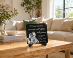 Quadretto personalizzato in plexiglass nero